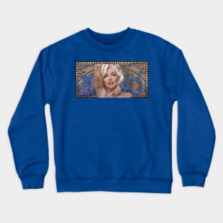 MM mucha 2 blue Crewneck Sweatshirt